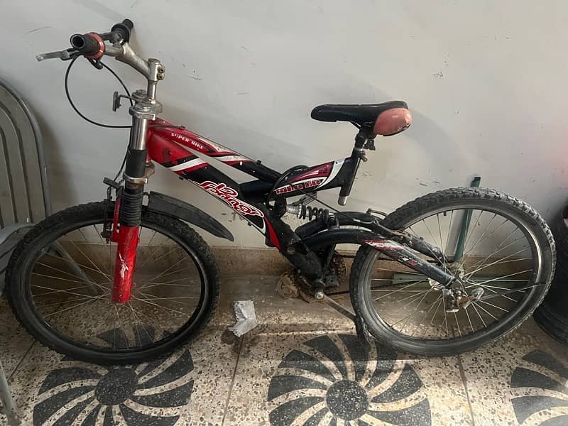 26-28 INCH 12 SPRING BICYCLE RED Sports 0