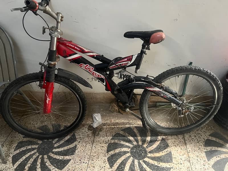 26-28 INCH 12 SPRING BICYCLE RED Sports 1