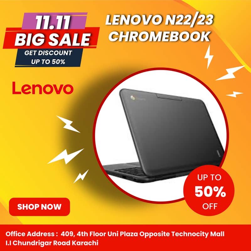 Lenovo | ChromeBook N22/23 for Sale - Unused Condition with Warranty 0