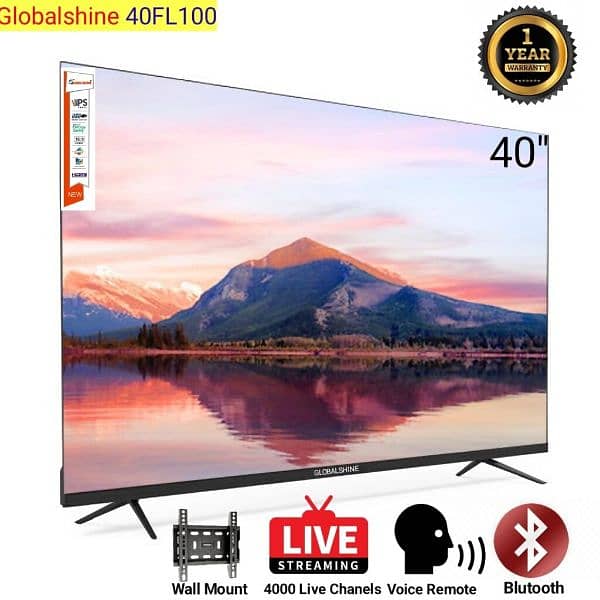 Global android led frameless 32,40,43 inch 2