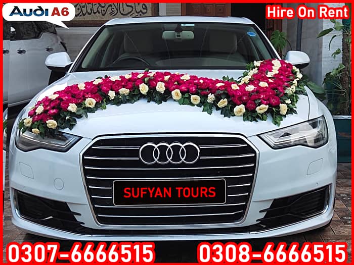 Wedding Cars On Rent AUDI A6, V8, LIMO, FORTUNER LIMOUSINE CAR RENTAL 7