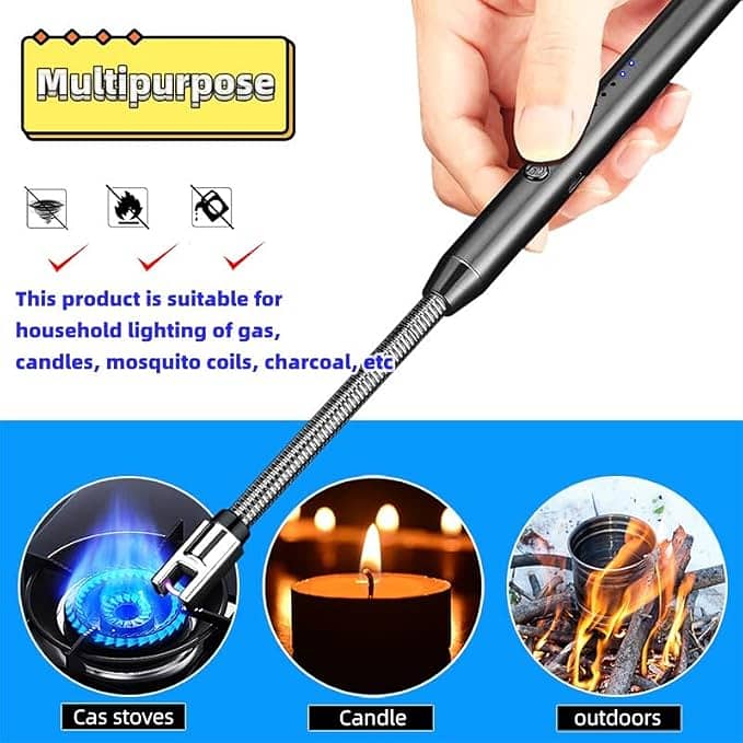 Intelligent Pulse Igniter Usb Charging BBQ Lighter Electric Arc BBQ 6