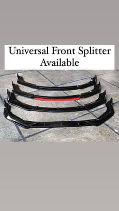 UNIVERSAL SPLITTERS FOR ANY CAR PLASTIC MATERIAL