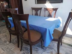 sheesham wood 6 seater dining