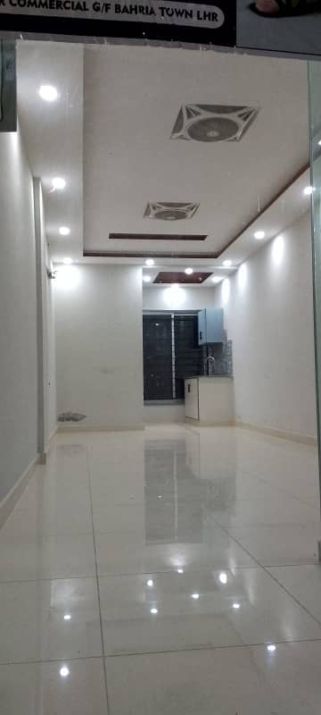 GROUND FLOOR SHOP FOR RENT IN BAHRIA TOWN LHR 1