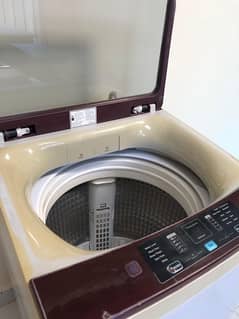 just like new Haier automatic washing machine and dryer