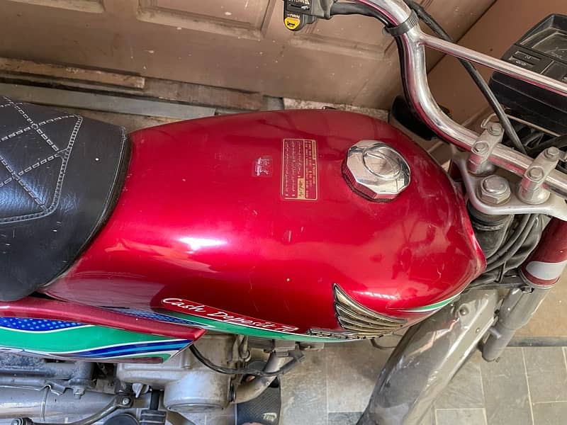 honda cd70 red 3