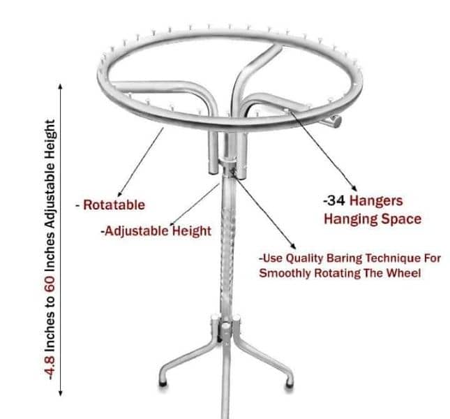 cloth hanging stand rack boutique rack New 03022858170 2