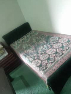 single bed with matteres . 03137727626