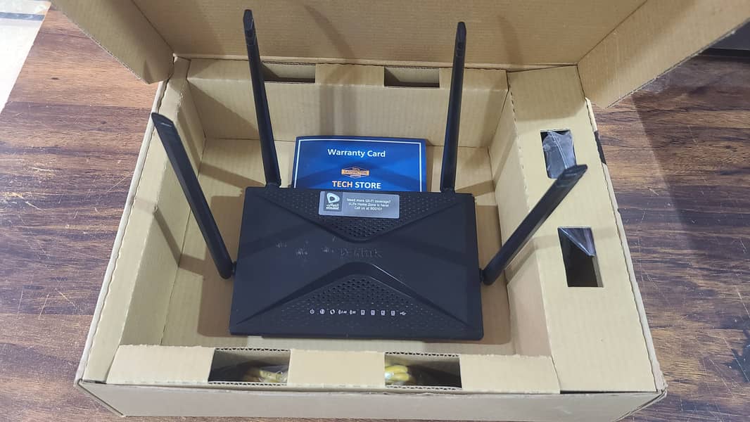 D-link 853 WiFi 5 Gigabit Router Ac1300 2000 sq. ft MU-MIMO (With Box) 7