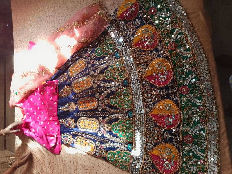 1 time used lehnga 5