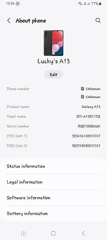 Samsung Galaxy A13 4/128 urgent sale exchange oneplus 8 5g 1