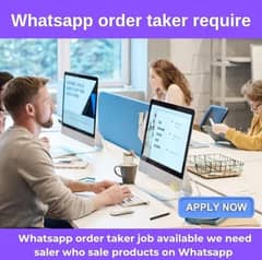 whatsapp order taker required