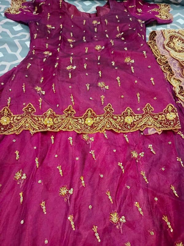 bridal lehnga full new condition only one time wear 0