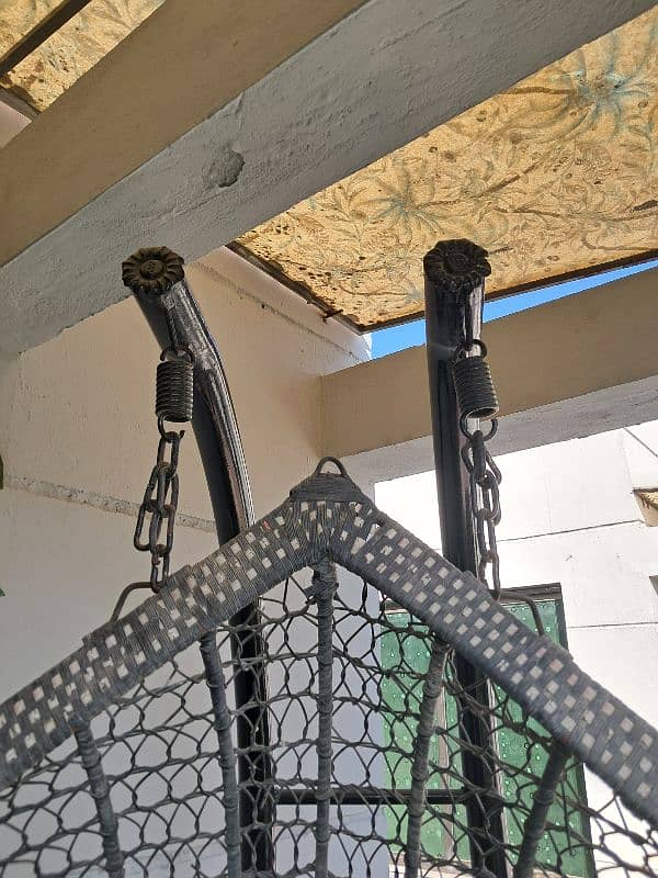 outdoor swing with new poshish 5