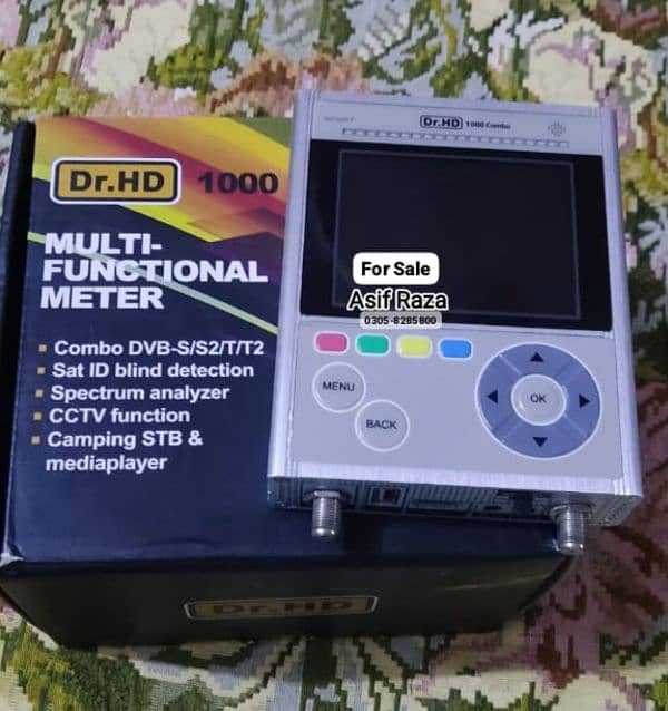 Satellite Finder Meter DR HD 1000 Combo New With Complete Accessories 5