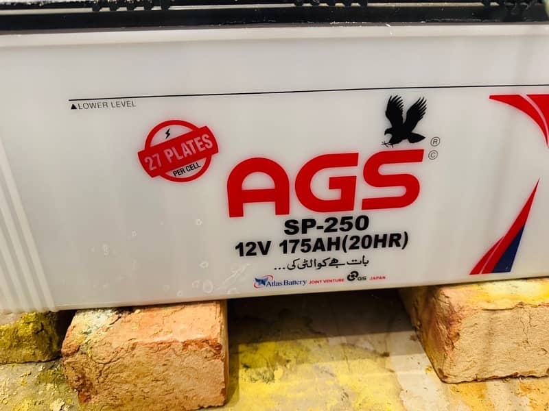 AGS SP 250 27 plates battery 1