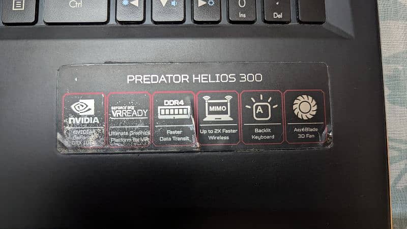 Acer Predator Helios 300 core I 5 8 gen Nvidia GTX 1060 Gaming Laptop 4