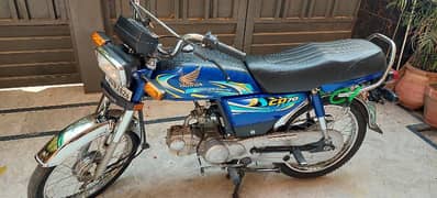 honda cd 70 2023 2024 registered Blue Colour