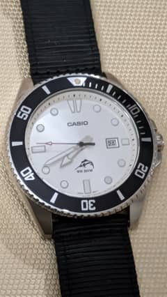 Casio MDV-106 Marlin Duro Diver Watch – Rare White Dial, Black Straps