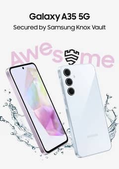 Samsung a35 awesome iceblue colour