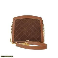 Women stylish brown bag