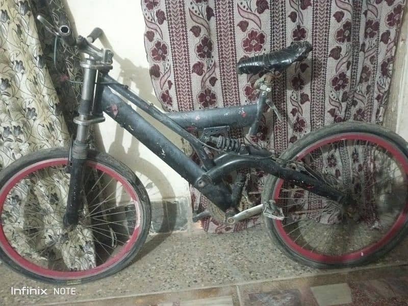 Imported Cycle with Gears And new tyres, tubes with wheely handle. 10