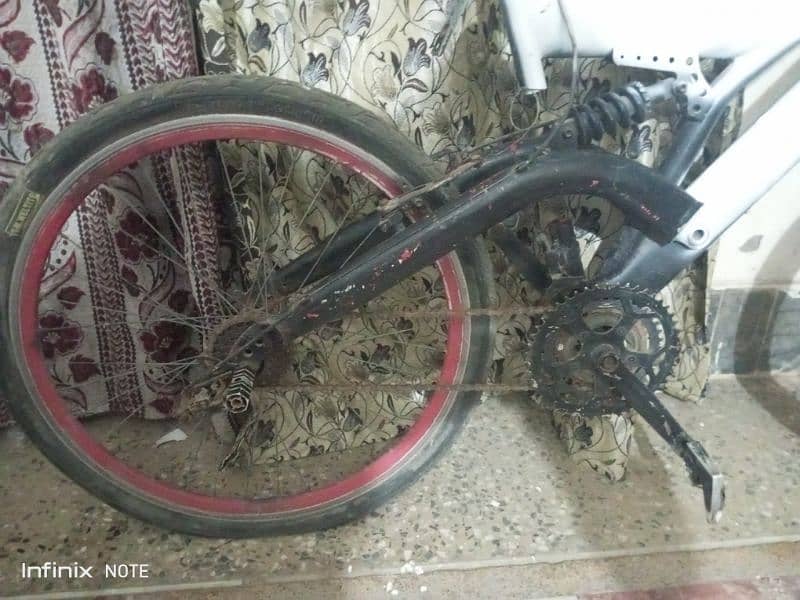 Imported Cycle with Gears And new tyres, tubes with wheely handle. 15