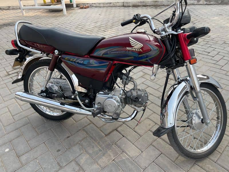 Honda cd 70 2024 punjab registered 03143455850 3