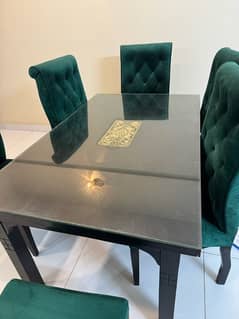 slightly used dining table