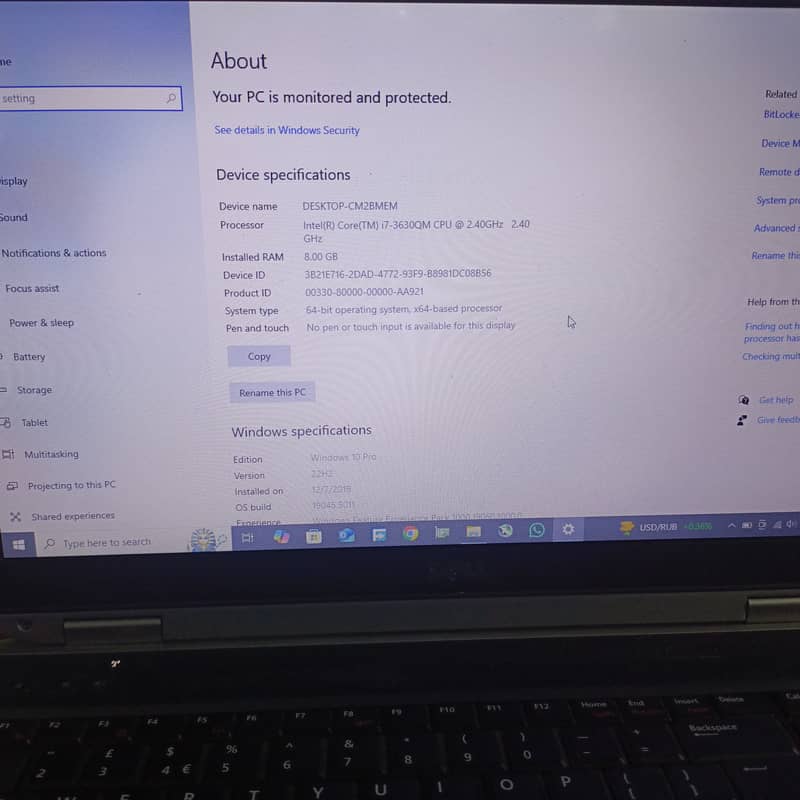 I7 3rd gen laptop for sale 0