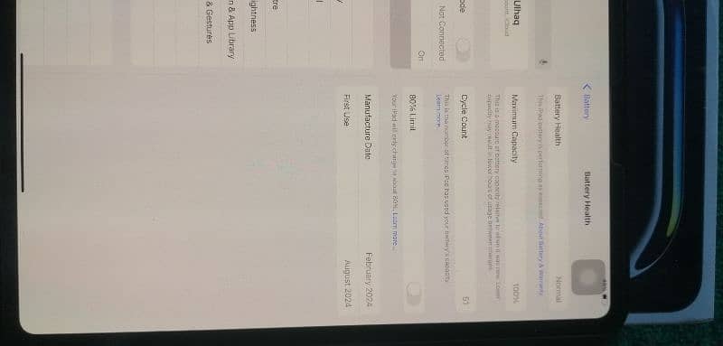 ipad pro m4 chip 256gb 2024 Full new 52 cycle charge. 0