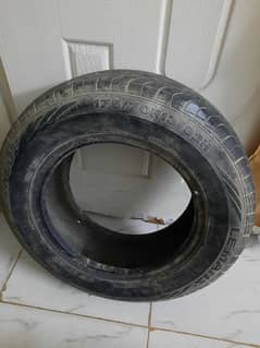 2 car tyres