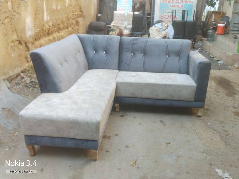 6 seater corner new sofa interested buyers cont Kary rate kam ho jahy 2