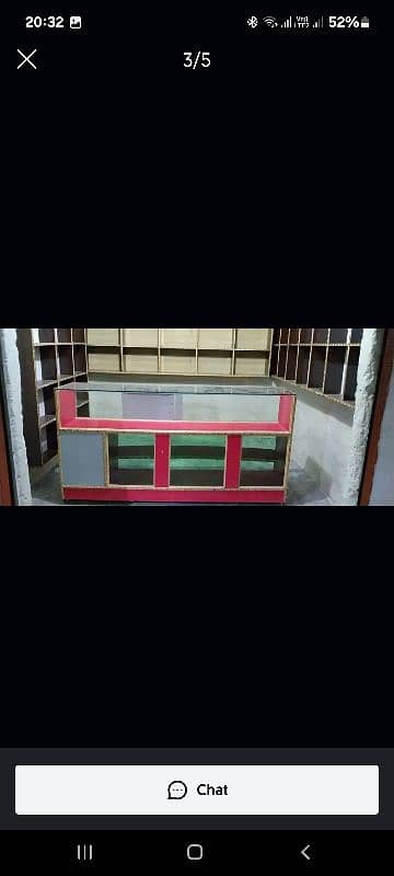 counter shelves and weight machine 3