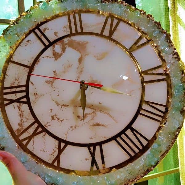 Resin handmade clocks 1