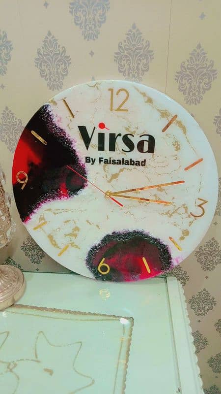 Resin handmade clocks 3