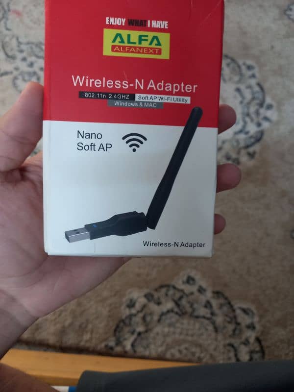 alpha wireless N adapter 2.4HZ 0