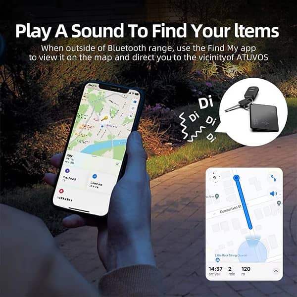 Apple Wallet Tracker GPS Tracker Smart Card works with Apple Find My 3