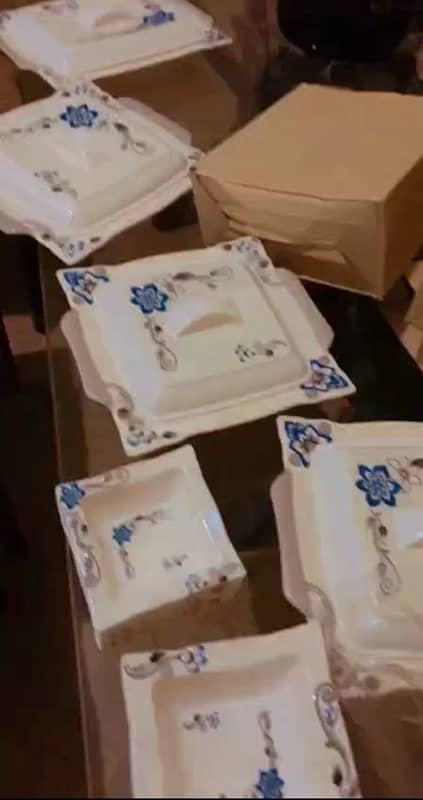 85 pieces brand new melamine dinner set selling are very cheap price 0