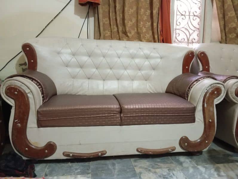 6 seater sofa set with table 1