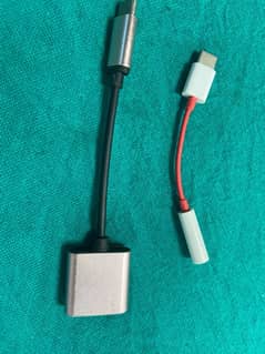 Type c converter  with charging 1 plus orignal