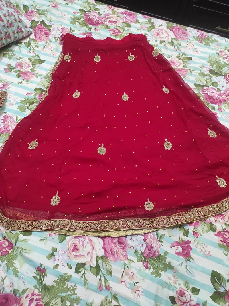 Handmade bridal lehnga 2