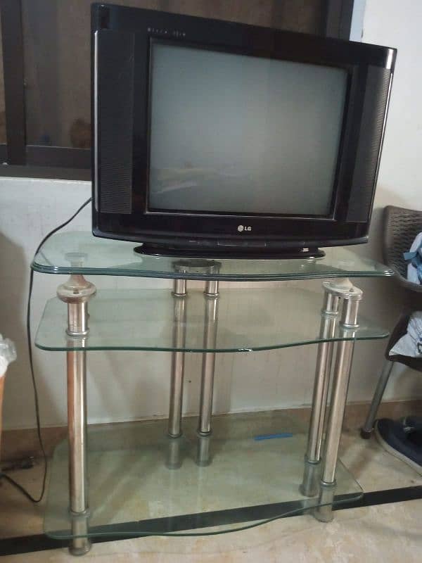 Tv and tv trolley 2