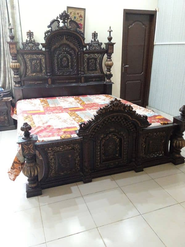 Bed / BedSet / Bedroom Set /chinioty bed set/ Furniture Set for Sale 1