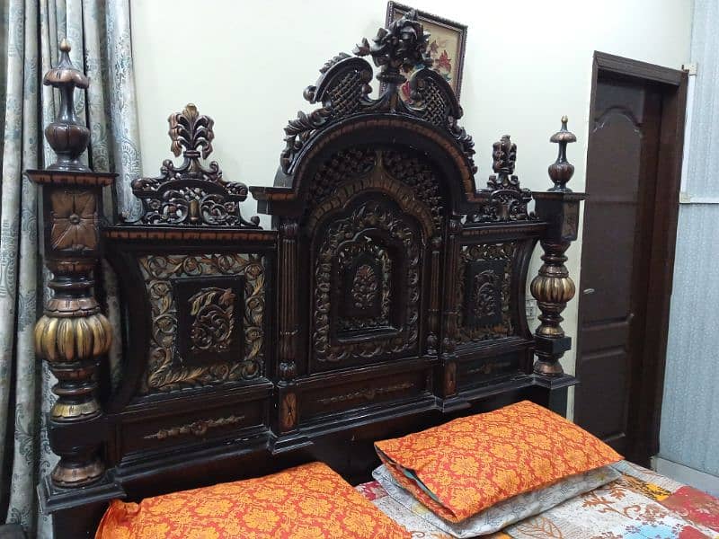 Bed / BedSet / Bedroom Set /chinioty bed set/ Furniture Set for Sale 4