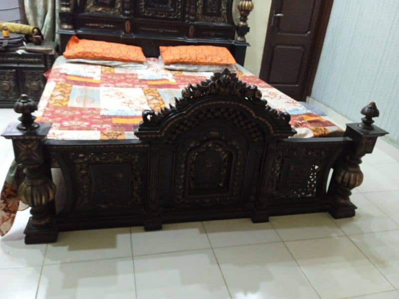 Bed / BedSet / Bedroom Set /chinioty bed set/ Furniture Set for Sale 5