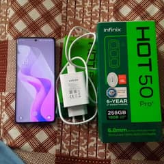 Infinix Hot 50 pro+  6.8mm slim curve edge 8+8/256GB just box open