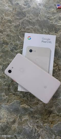 Google pixel 3xl original Box cahrger plus cover