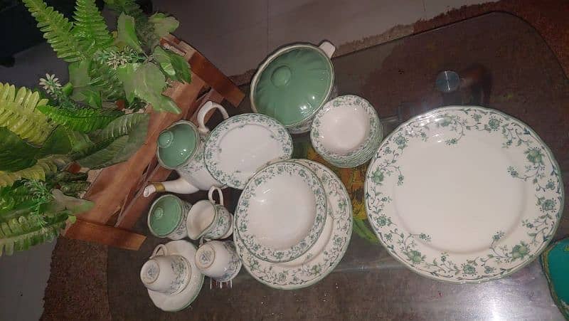 Marble Dinner and tea set 55 pieces 1